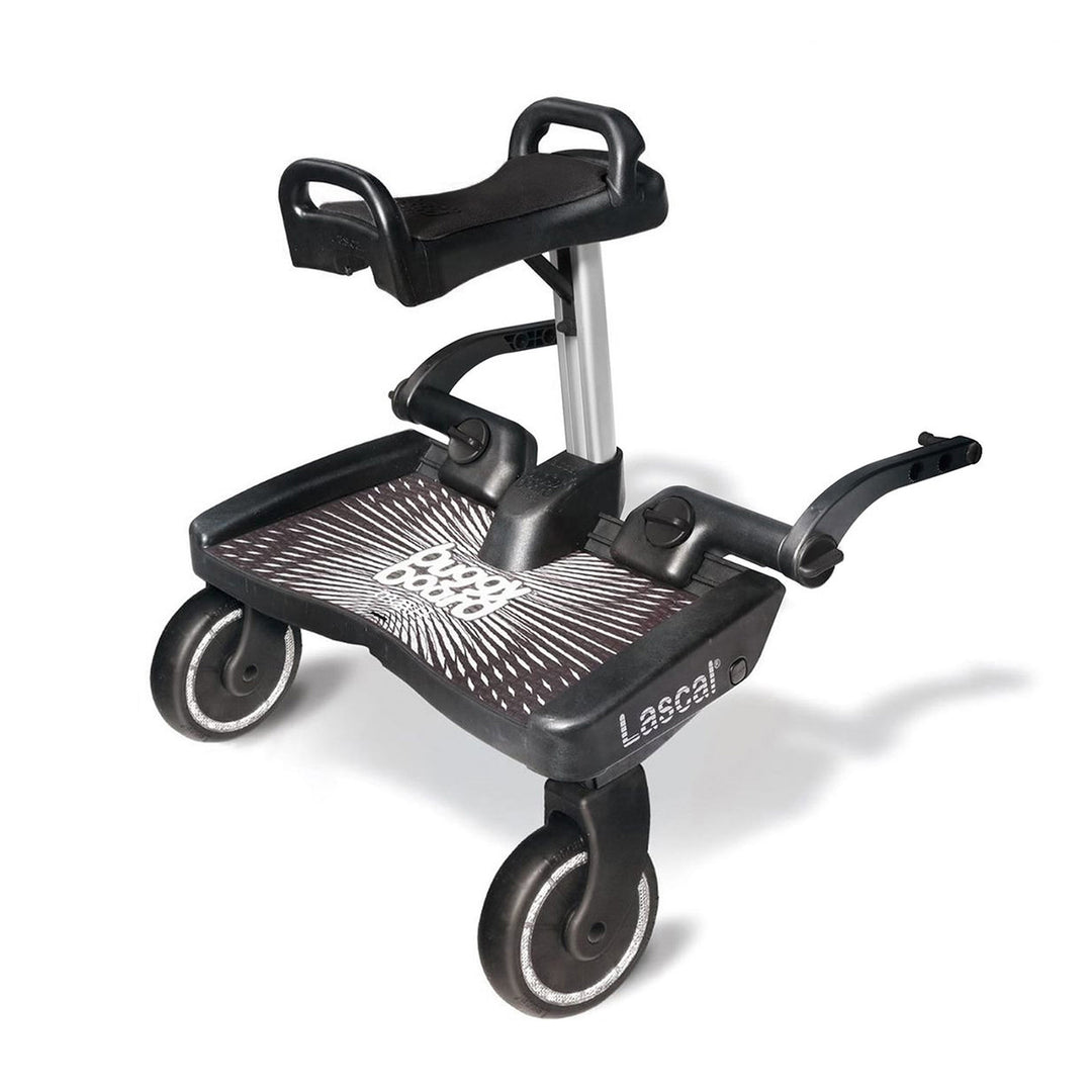 BuggyBoard® Maxi+ Schwarz Mit Sattel Grau